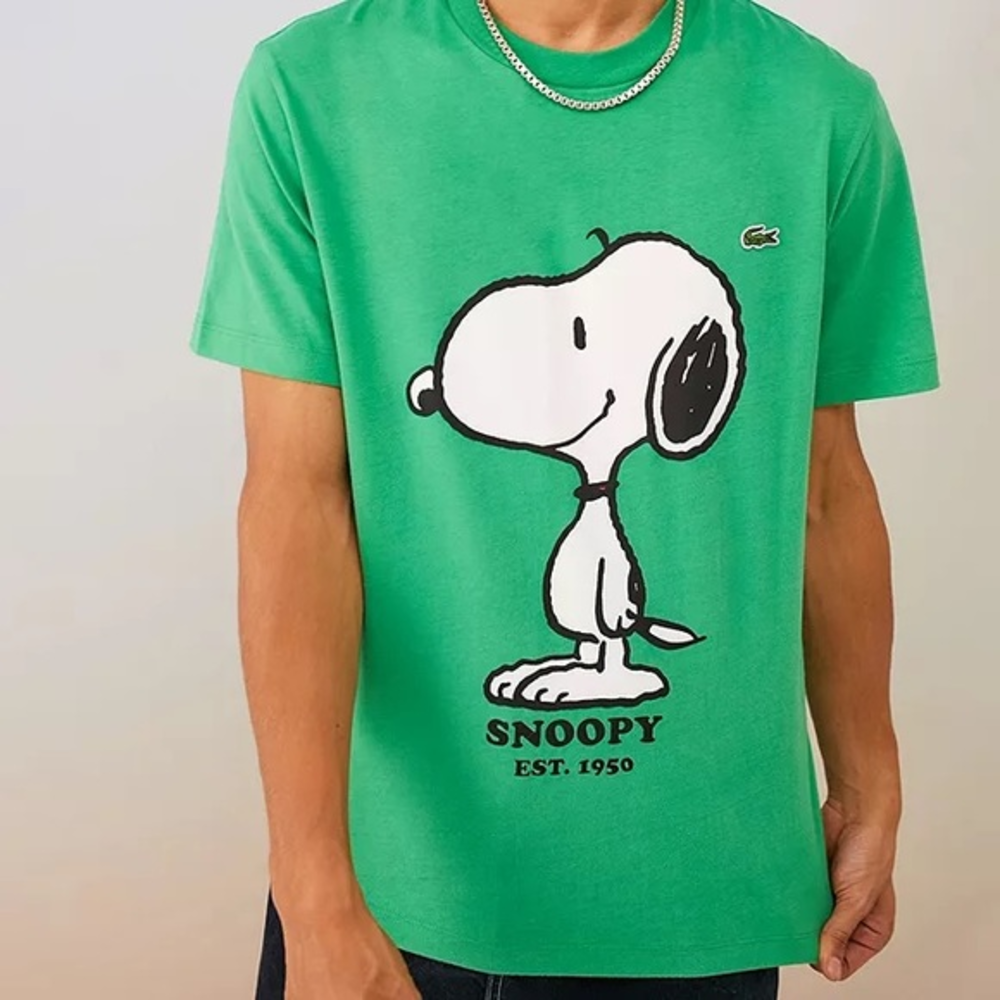 2021 Peanuts X Lacoste X Snoopy Collaboration Graphic… Gem